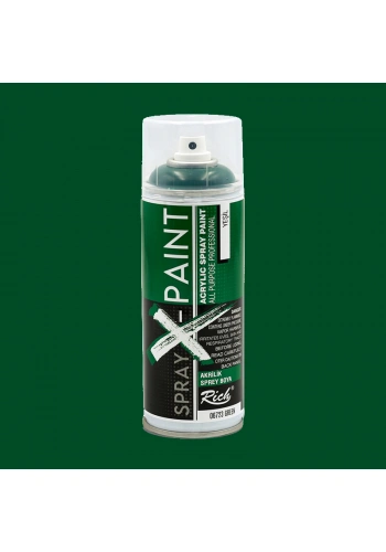 Rich Spray X-Paint Akrilik Sprey Boya 400ml Yeşil
