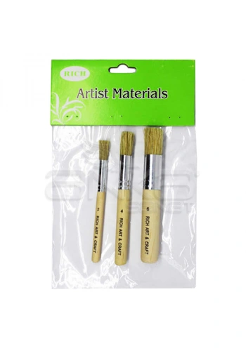 Rich Stencil Fırça Seti 3lü