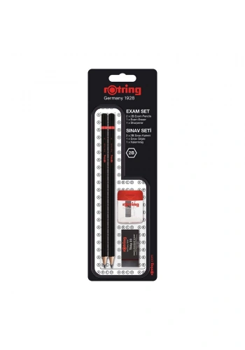 Rotring 2’li 2B Sınav Kalemi+ Silgi+ Kalemtraş Bls RO-2090068WK