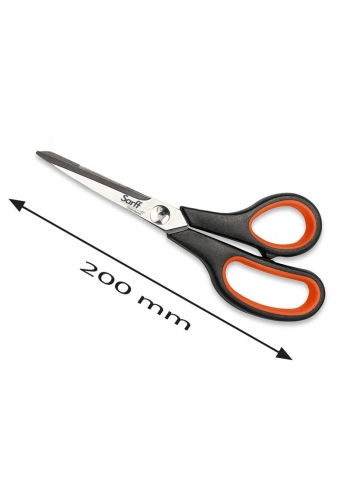 Sarff Easy Grip Kauçuk Plastik Saplı 20cm Ofis Makası