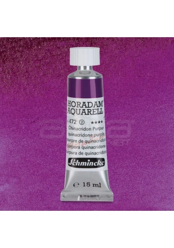 Schmincke Horadam Aquarell Tube 15ml Seri 2 Quinacridone Purple 472