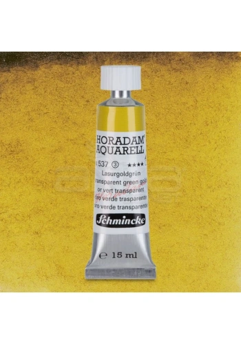 Schmincke Horadam Aquarell Tube 15ml Seri 3 Transparent Green Gold 537