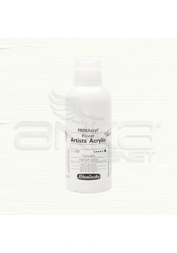 Schmincke Primacryl Akrilik Boya 250 ml Titanium White N:101