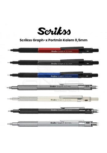 Scrikss Graph-x Portmin Kalem 0,5mm