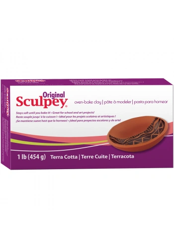 Sculpey Original Polymer Clay 454g Terracotta