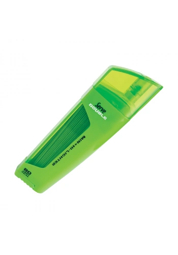 SERVE DOUBLE MIN KALEM UCU 0.5 2B-FOSFORLU KALEM YEŞİL (FMY)