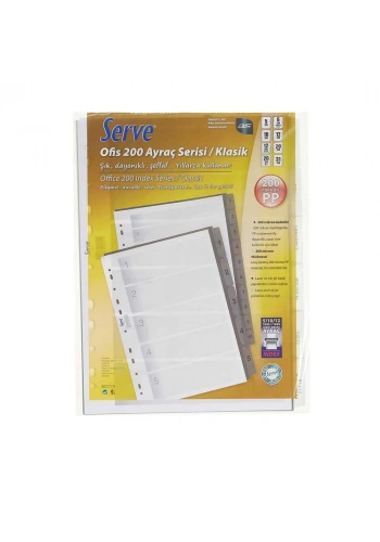 Serve Seperatör A4 Günlük Ofis 200 Serisi Klasik