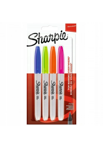 SHARPIE FINE PERMANENT MARKER 4 LÜ CANLI RENKLER 2065403
