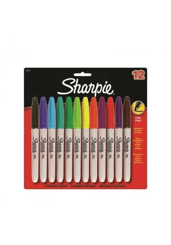SHARPİE FİNE PERMANENT MARKÖR 12 RENK (2065404)