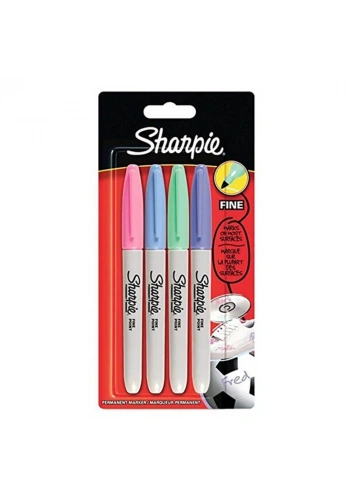 Sharpie Fine Permanent Markör Pastel Renkler 4’lü Set 2065402