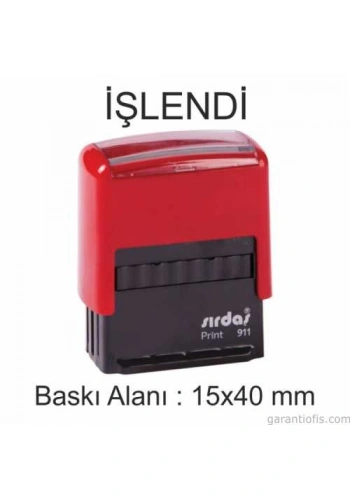 Sırdaş Otomatik İŞLENDİ Yazılı Kaşe