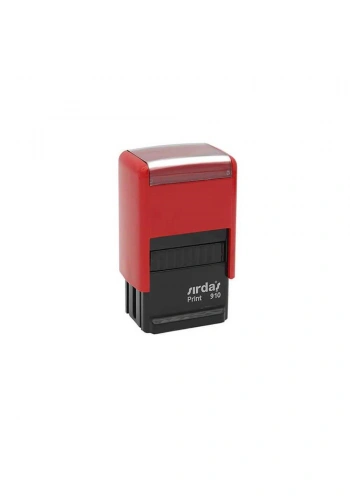 Sırdaş Otomatik Kaşe 10 x 26,5 mm Kırmızı