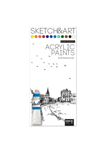 Bruno Visconti Sketch&Art Akrilik Boya 12x12ml N:70-0013