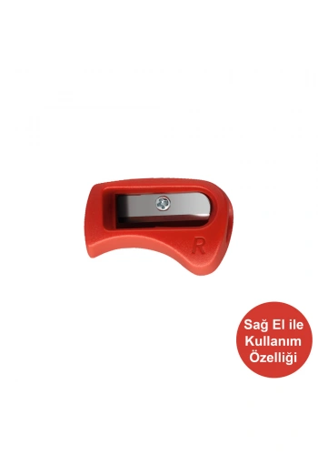 Stabilo Easygraph Colors Kalemtıraş Sağ El Kırmızı 4532