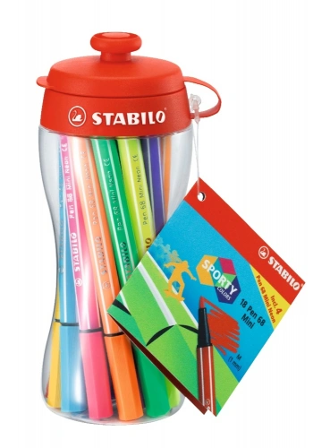 Stabilo Pen 68 Mini Drinking Bottle 18 Renk 668/18-04