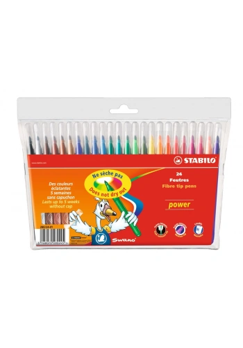 Stabilo Power Keçeli Kalem 24 Renk 280/24-01