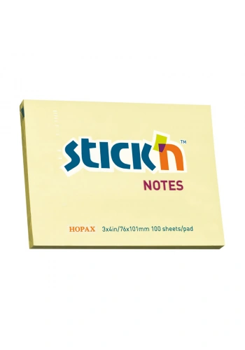 STİCKN 21008 YAPIŞKANLI NOT KAĞIDI 76x101 100 YAPRAK PASTEL SARI