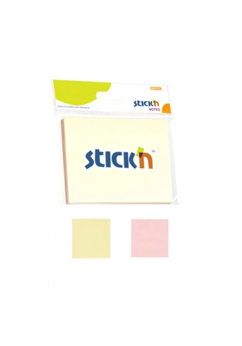 STİCKN 21094 YAPIŞKANLI NOT KAĞIDI 76x102 100 YAPRAK PASTEL 2 RENK