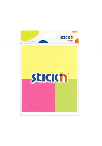 STİCKN 21258 YAPIŞKANLI NOT KAĞIDI 3 EBAT 50 YAPRAK NEON 3 RENK