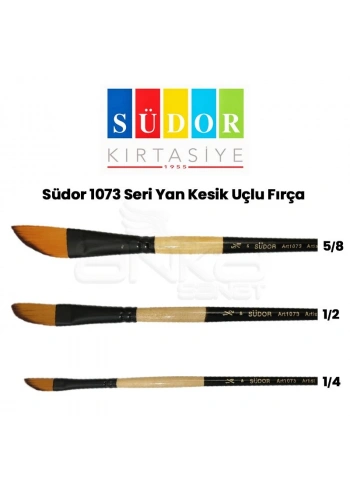 Südor 1073 Seri Yan Kesik Uçlu Fırça