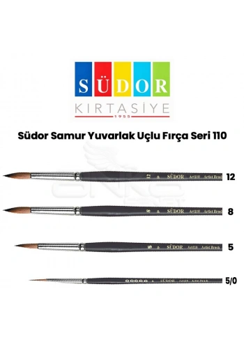 Südor 110 Seri Yuvarlak Uçlu Fırça