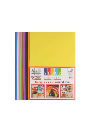 Südor Eva A4 Karışık 10 Renk