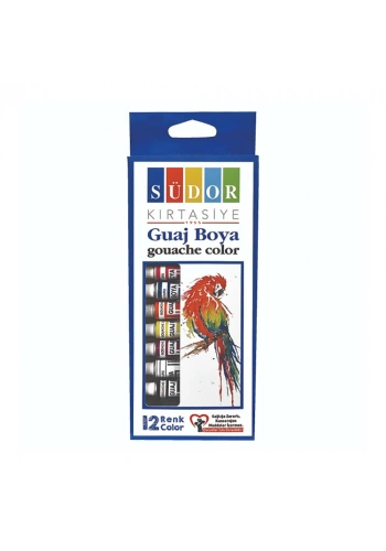 Südor Guaj Boya 8.5 Ml Tüp 12 Renk 575