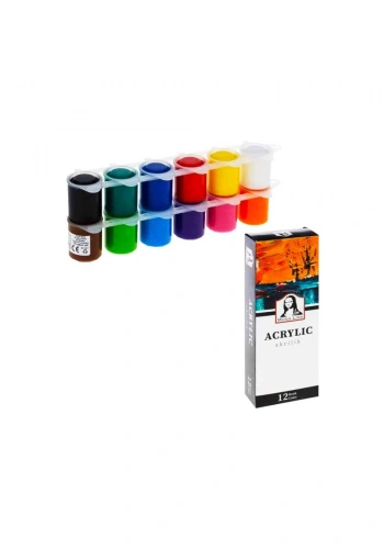 Südor Monalisa Akrilik 12 Renk x 22 ml