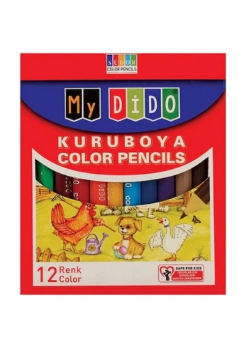 SÜDOR MYDİDO 12 RENK KISA KURU BOYA MYK01