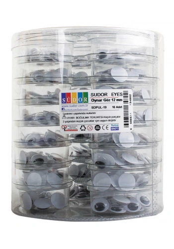 Südor Oynar Göz 12 mm 24 Adet