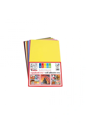 Südor Yapışkanlı Eva A4 2 mm 10 Renk