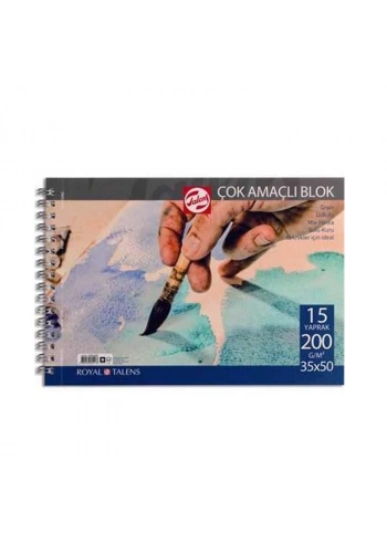 TALENS RESİM BLOĞU 35x50 15 YAPRAK 200gr (T200355015)