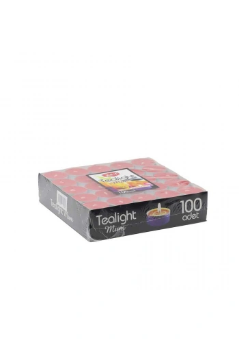 Tea Light Mum Kırmızı - 100 Adet