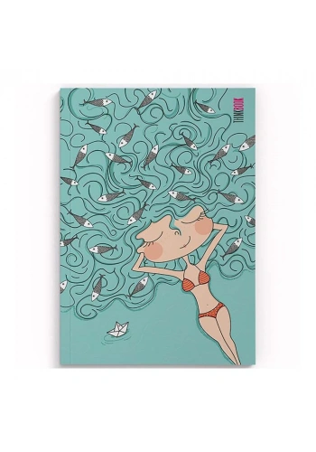 Thinkbook 13x21 Renkli Yaz Balık Marley