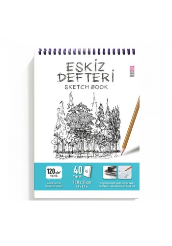 Thinkbook Eskiz Serisi A5 40 Sayfa Eskiz Defteri