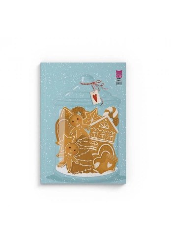 Thinkbook Kış Serisi Kurabiyeler 10,5x14 96 Sayfa Çizgisiz Defter