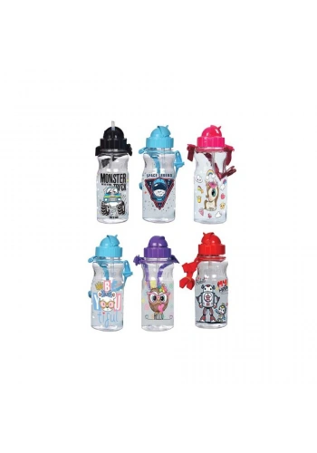 Ticon Matara Popsy 500 ml Şeffaf Desenli