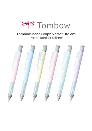 Tombow Mono Graph Versatil Kalem Pastel Renkler 0.5mm