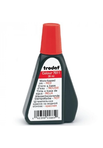 TRODAT 7011 ISTAMPA MÜREKKEBİ 28cc KIRMIZI