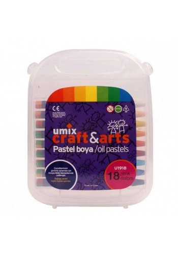 UMİX 18 RENK PASTEL BOYA U1918 (ÖZEL FİYAT)