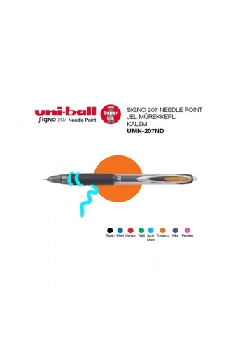 UNİ UMN-207ND SİGNO İĞNE UÇLU JEL KALEM 0.7 TURUNCU