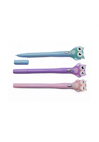 Unick Color Işıklı Baykuş Jel Kalem 4123