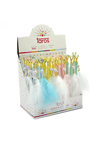 Unick Color Taşlı & Tüylü Versatil Kalem 4086