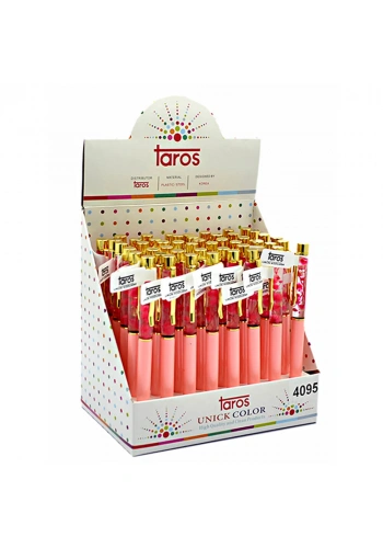 Unick Color Water Red Flower Tükenmez Kalem 4095