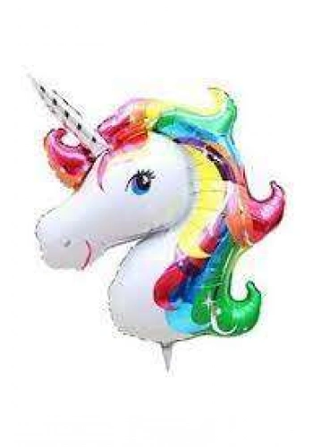 Unicorn Renkli Supershape 105cm Folyo Balon