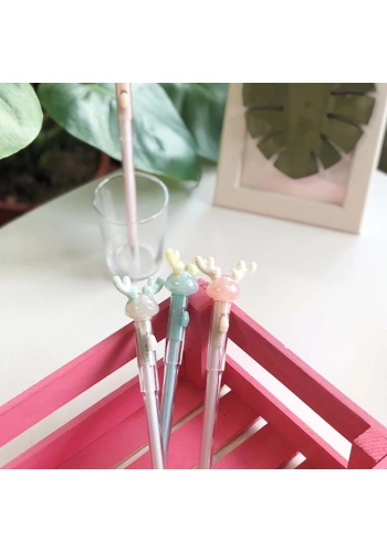 Unicus Işıklı Geyik Jel Tükenmez Kalem Tekli  UNCS-2020