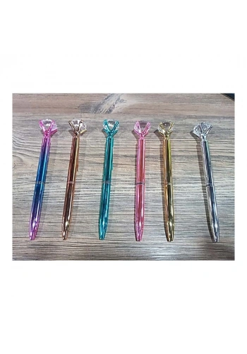 Unicus Kristal Taş Elmas Çevirmeli Tükenmez 6801