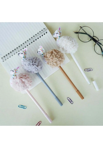 Unicus Sevimli Alpaka Jel Tükenmez Kalem Tekli ZF2071