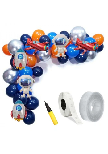 Uzay Partisi Zincir Balon Yapım Seti