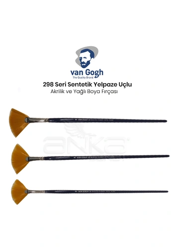 Van Gogh 298 Seri Sentetik Yelpaze Uçlu Fırça